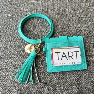 Wallet Wristlet Keychain / Key Ring Bangle